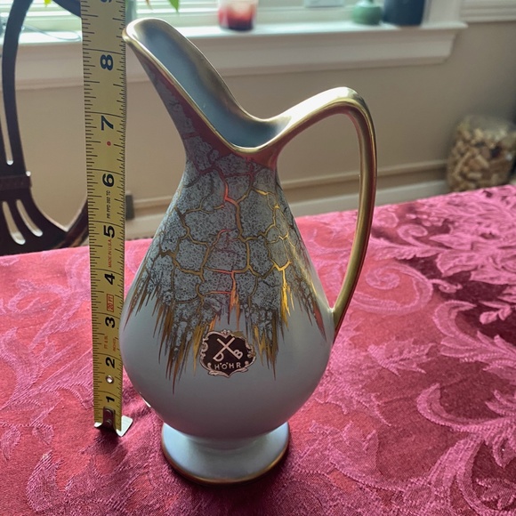 Dumler Breiden Höhr Gold Crackle Glaze Pitcher - Picture 8 of 8